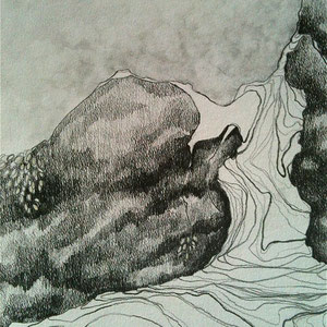 Autumn's End, graphite on paper, 17" X 11", 2013