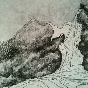 Autumn's End, graphite on paper, 17" X 11", 2013 (private collection)