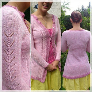 Cardigan aus "Kleine Prinzessin"; gestrickt von Anna Breil