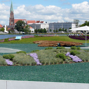 Blick über das Gartenschaugelände