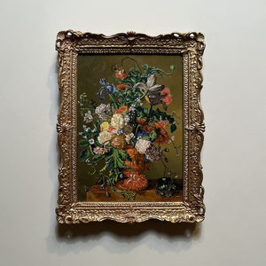 Jan van Huysum (1682-1749).   ' Flowers in a Terracotta Vase"
