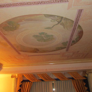 Fresque au plafond