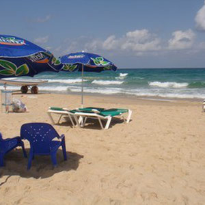 Plage de sable blanc