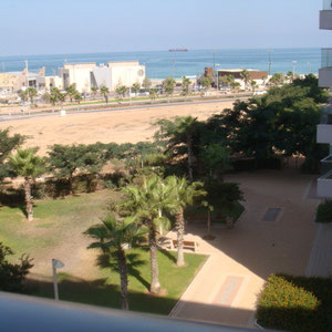 Vue parc et accès à la plage