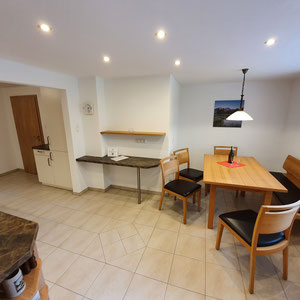 Ferienwohnung am Königssee Esszimmer