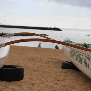 Outrigger Canoe in Haleiwa, North Shore