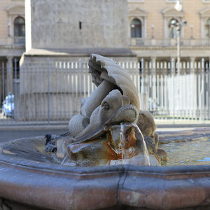 Brunnen am Piazza Colonna