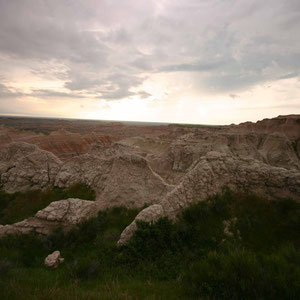 Abendstimmung im Badlands Nationalpark