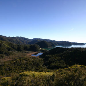 Blick auf die Anchorage Bay