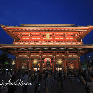 Asakusa Schrein bei Nacht