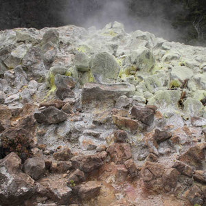 Felsformation im Hawaii Volcanoes Nationalpark