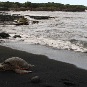 Black Sand Beach, Süden