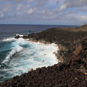 Wilde Lavaküste entlang der Kapoho Kalapana Road