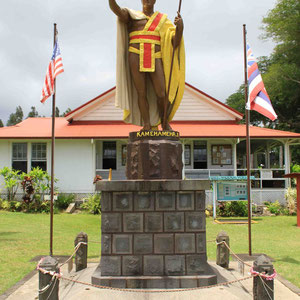 King Kamahameha Statue in Hawi, Norden