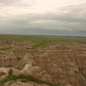 Weiten des Badlands Nationalparks