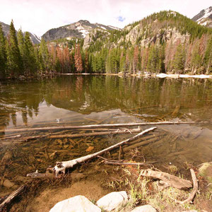 Nymph Lake im Rocky Mountains Nationalpark