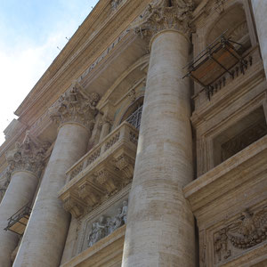 Balkon des Papstes am Petersdom