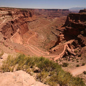 Shafer Trail - Abenteuerliche Abfahrt zum White Rim 