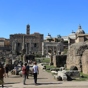 Via Sacra im Forum Romanum