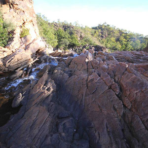 Abfluss der Upper Edith Falls