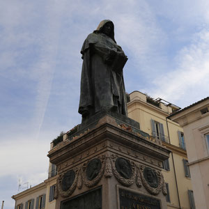 Giordano Bruno am Campo de´ Fiori