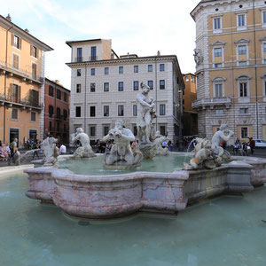 Fontana del Moro an der Piazza Navona