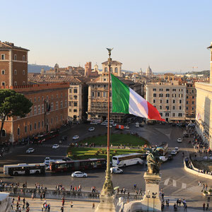 Piazza Venezia von oben