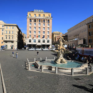 Tritonbrunnen an der Piazza Barberini