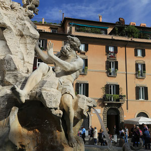 Vier-Ströme-Brunnen, Piazza Navona