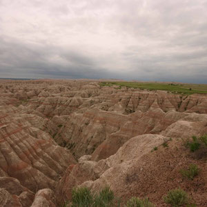 Felslandschaft des Badlands Nationalparks