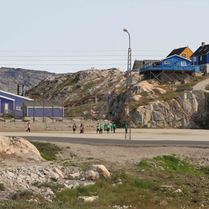 Fußballplatz von Ilulissat