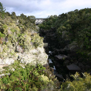 Aratiatia Rapids vor der Dammöffnung