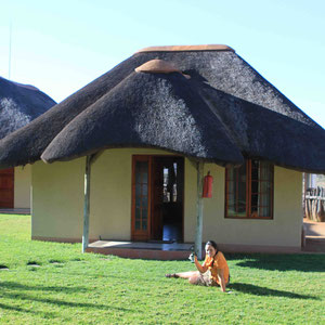 Bungalow in der Frans Indongo Lodge