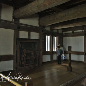 In Himeji Castle