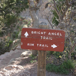 Startpunkt des Bright Angel Trail