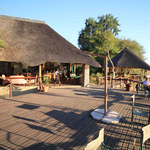 Terrasse der Nunda Lodge