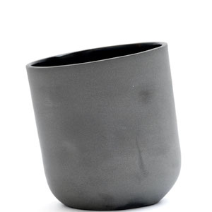 'U' stoneware mug by belgian ceramist ilona van den bergh
