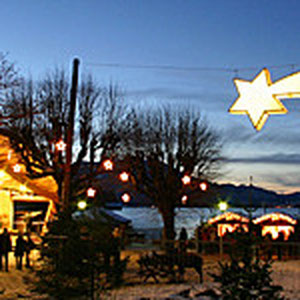 Weihnachtsmarkt mit idyllischem Ambiente ohne Hektik u. Streß