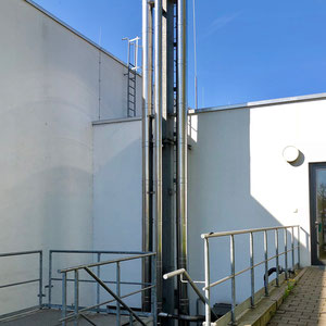 Edelstahl Schornstein / Kamin - Industrie / Gewerbe