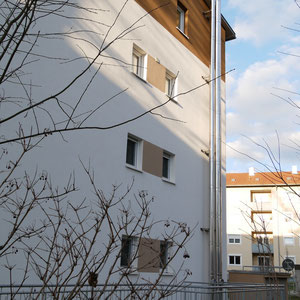 Edelstahl Schornstein / Kamin - Wohnbau / Mehrfamilienhaus