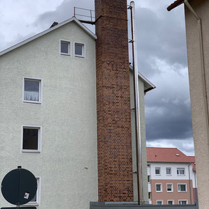 Schornsteinsanierung / Kaminsanierung - Wohnbau / Mehrfamilienhaus