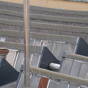 Edelstahl Schornstein / Kamin - Industrie / Gewerbe