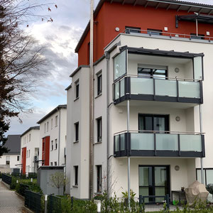 Edelstahl Schornstein / Kamin - Wohnbau / Mehrfamilienhaus