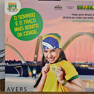 Aussenwerbung für die Copa do Mundo - (c) Lou Avers