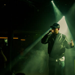 Rapper Crimeapple performing in Amsterdam 2022