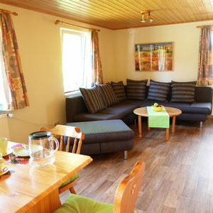 Wohn-Essbereich, Ferienhaus am See, Mecklenburg Vorpommern