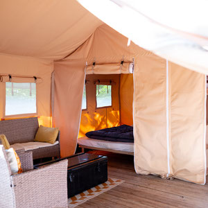 Glamping dans le rhône