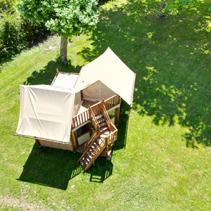 Cabane dans les arbres avec enfants