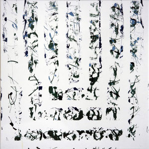 无题，1984，醇酸树脂釉于画布，180 x 180 cm，私人收藏，法国