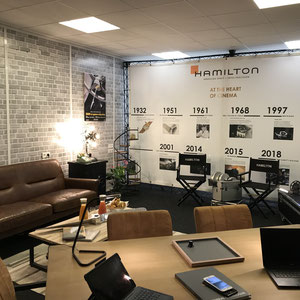 Hamilton / créations des visuels pour un showroom